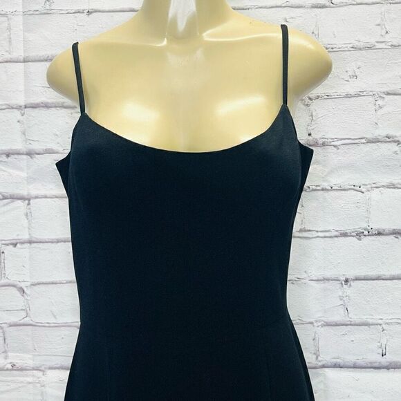 Dress The Population Womens Black Fringe Rory Midi Sheath Dress Size XL NWOT - Picture 3 of 11